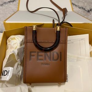 Fendi mini sunshine shopper